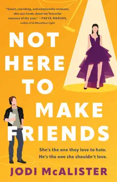 not here to make friends book cover image