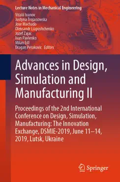 advances in design, simulation and manufacturing ii book cover image