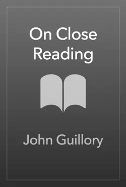 on close reading book cover image