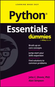 python essentials for dummies book cover image