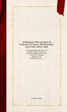 a sermon preached in christ church, hartford, january 29th, 1865 book cover image