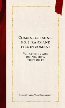 combat lessons, no. 1, rank and file in combat book cover image
