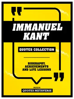 immanuel kant - quotes collection imagen de la portada del libro