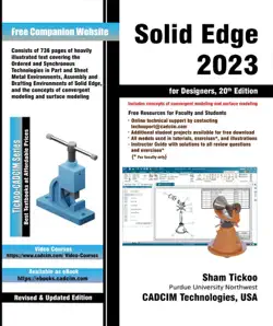 solid edge 2023 for designers, 20th edition imagen de la portada del libro