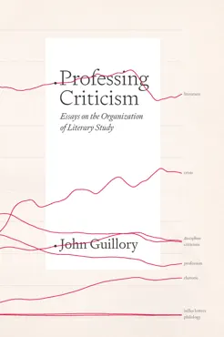 professing criticism book cover image