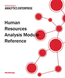 human resources analysis module reference for microstrategy 9.5 book cover image