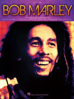 bob marley - easy piano songbook book cover image