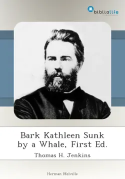 bark kathleen sunk by a whale, first ed. book cover image