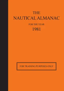 the nautical almanac for 1981 imagen de la portada del libro