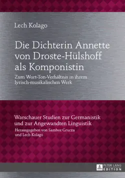 die dichterin annette von droste-hülshoff als komponistin imagen de la portada del libro