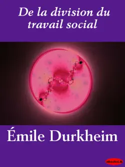 de la division du travail social book cover image