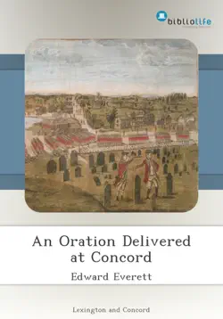 an oration delivered at concord book cover image