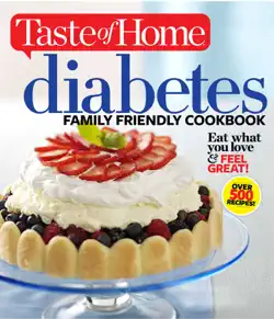 taste of home diabetes family friendly cookbook book cover image