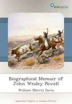 biographical memoir of john wesley powell book cover image