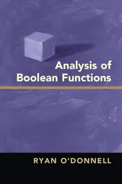 analysis of boolean functions book cover image