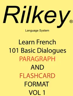 learn french 101 dialogues paragraph flashcard format book cover image