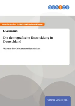 die demografische entwicklung in deutschland imagen de la portada del libro