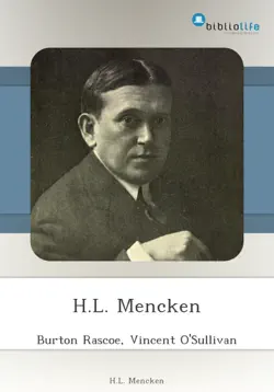 h.l. mencken book cover image