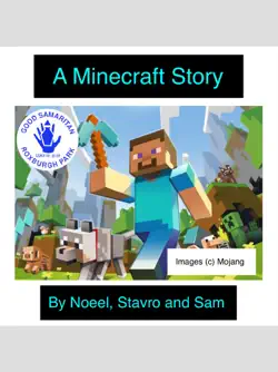 a minecraft story (english, arabic) book cover image
