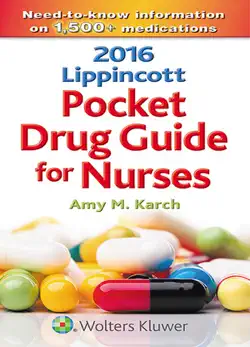 2016 lippincott pocket drug guide for nurses book cover image