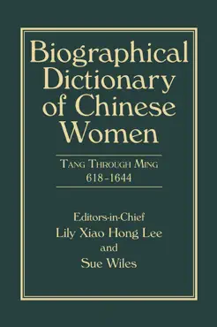 biographical dictionary of chinese women, volume ii book cover image