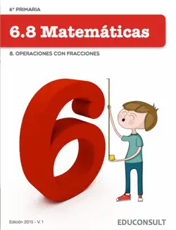 matemáticas 6º. operaciones con fracciones book cover image