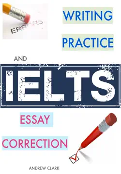 ielts writing practice and essay correction book cover image