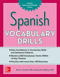 spanish vocabulary drills book cover image
