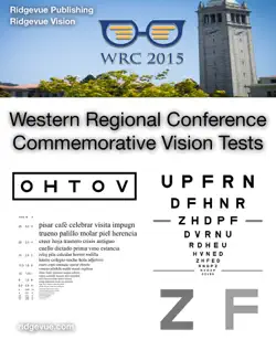 western regional conference commemorative vision tests book cover image