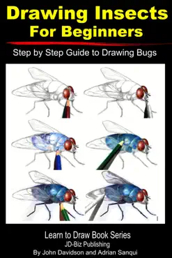 drawing insects for beginners: step by step guide to drawing bugs book cover image