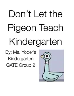 don’t let the pigeon teach kindergarten book cover image