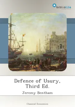 defence of usury, third ed. book cover image