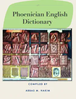 phoenician english dictionary book cover image