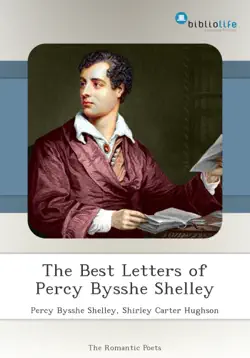 the best letters of percy bysshe shelley book cover image