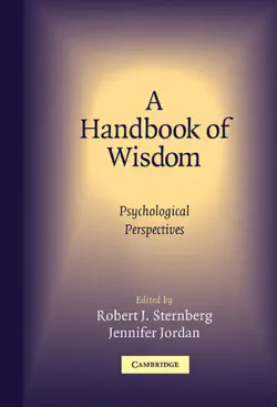 a handbook of wisdom book cover image