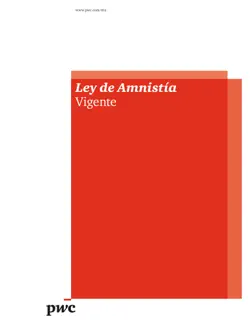 ley de amnistía imagen de la portada del libro
