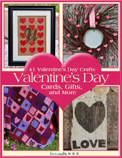 41 valentine’s day crafts: valentine’s day cards, gifts, and more book cover image