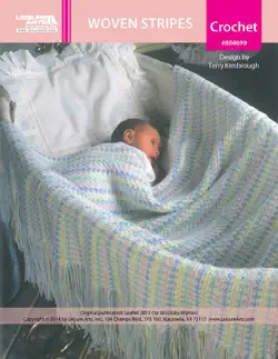 woven stripes baby afghan epattern book cover image