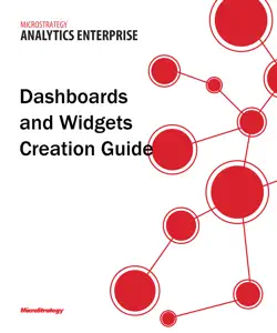 dashboards and widgets creation guide for microstrategy 9.5 book cover image
