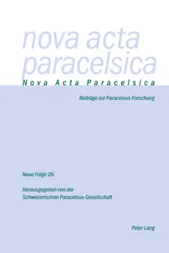 nova acta paracelsica neue folge 26 , 2013 book cover image