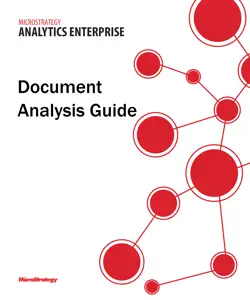 document analysis guide for microstrategy 9.5 book cover image