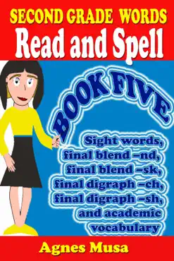 second grade words read and spell book five book cover image