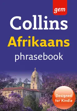 collins gem afrikaans phrasebook and dictionary book cover image