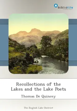 recollections of the lakes and the lake poets book cover image
