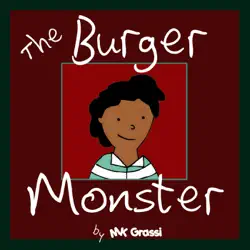 the burger monster imagen de la portada del libro