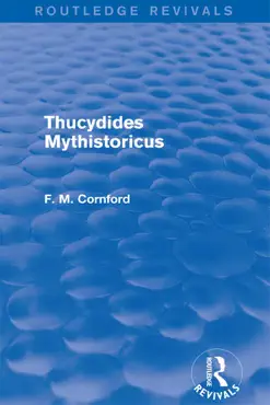 thucydides mythistoricus (routledge revivals) imagen de la portada del libro