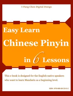 easy learn chinese pinyin in 6 lessons book cover image