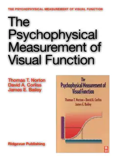 the psychophysical measurement of visual function book cover image