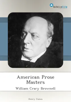 american prose masters book cover image
