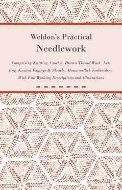 weldon's practical needlework comprising - knitting, crochet, drawn thread work, netting, knitted edgings & shawls, mountmellick embroidery. with full working descriptions and illustrations book cover image